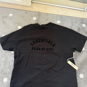 Fear of God Essentials Black T-Shirt